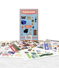 10pcs Storage Magazine Sticker Set