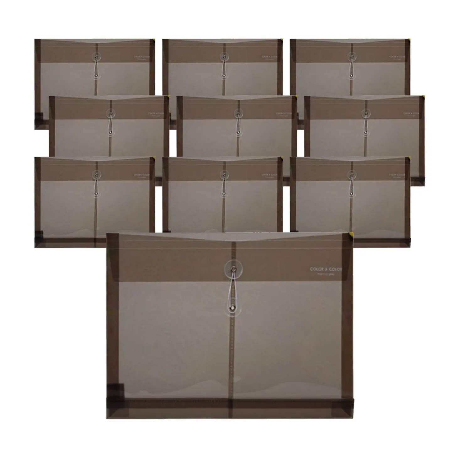 10pcs String Tie Document Envelope Set