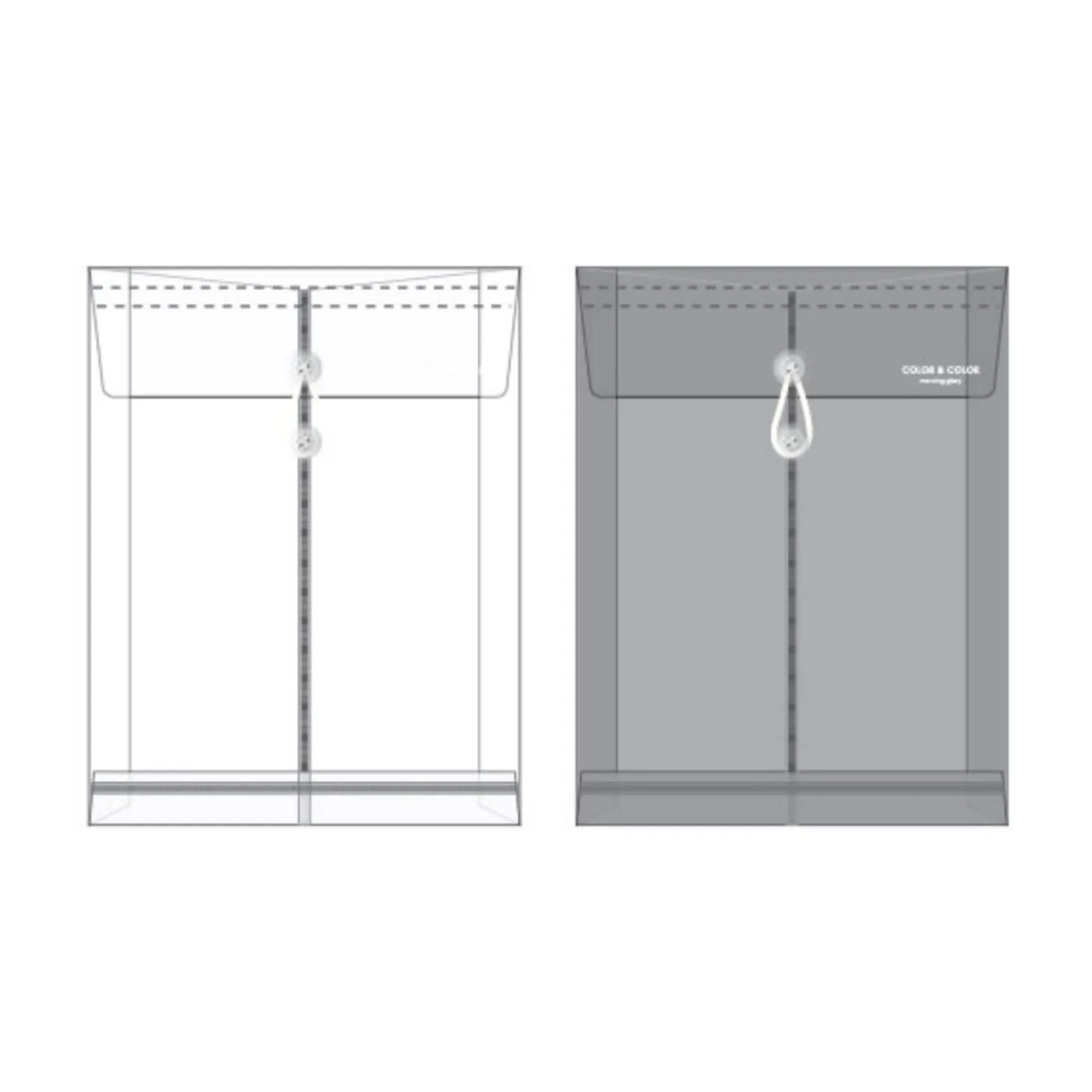10pcs String Tie Document Envelope Set
