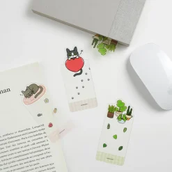 2pcs Themed Transparent Bookmark Set