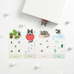 2pcs Themed Transparent Bookmark Set
