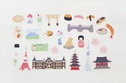 28pcs Tokyo Travel Sticker Set