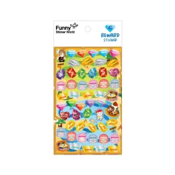 7pcs Treasure Reward Paper Sticker Set