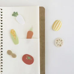 21pcs Vegetable Cereal Sticker Set