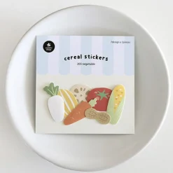 21pcs Vegetable Cereal Sticker Set