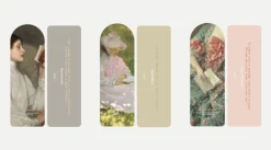 2pcs Vintage Arch Bookmark Set