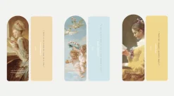 2pcs Vintage Arch Bookmark Set