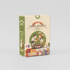 48pcs Vintage Label Sticker Set v2