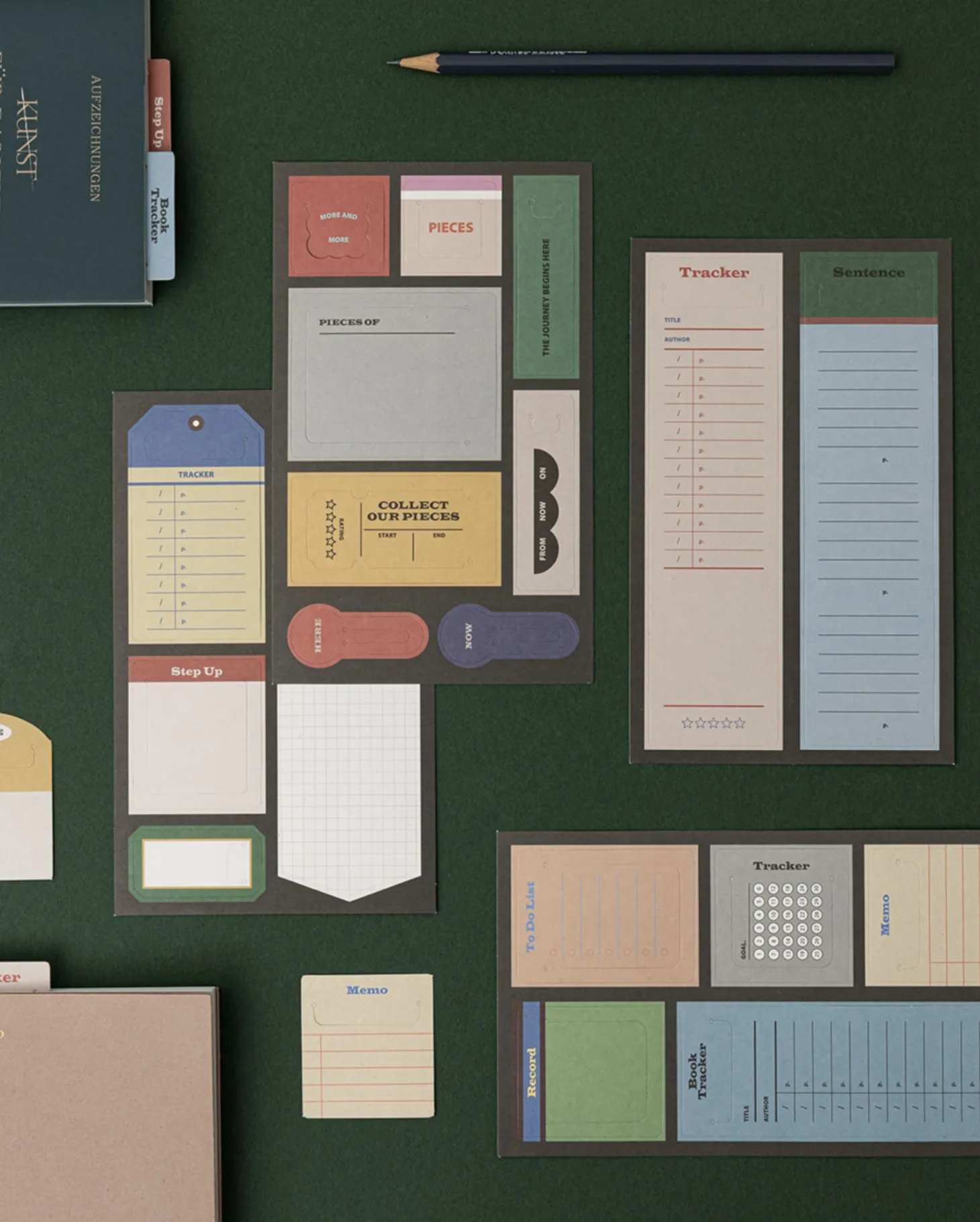 20pcs Vintage Memo Bookmark Set