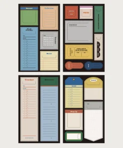 20pcs Vintage Memo Bookmark Set