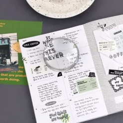 6pcs Vintage Removable Sticker Set