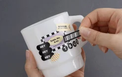6pcs Vintage Removable Sticker Set