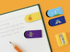2pcs Vivid Magnetic Index Bookmark Set