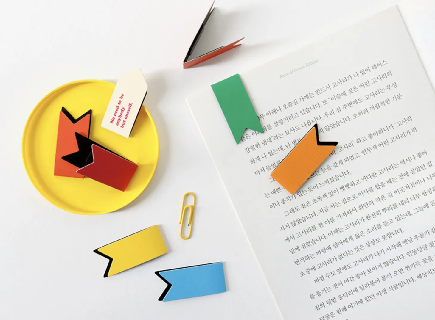 2pcs Vivid Magnetic Index Bookmark Set