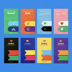 2pcs Vivid Magnetic Index Bookmark Set