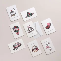 10pcs Wedding Moments Card Set
