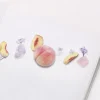 Peach Pressed Fruit Sticker