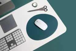 Pebble Vegan Leather Mouse Pad