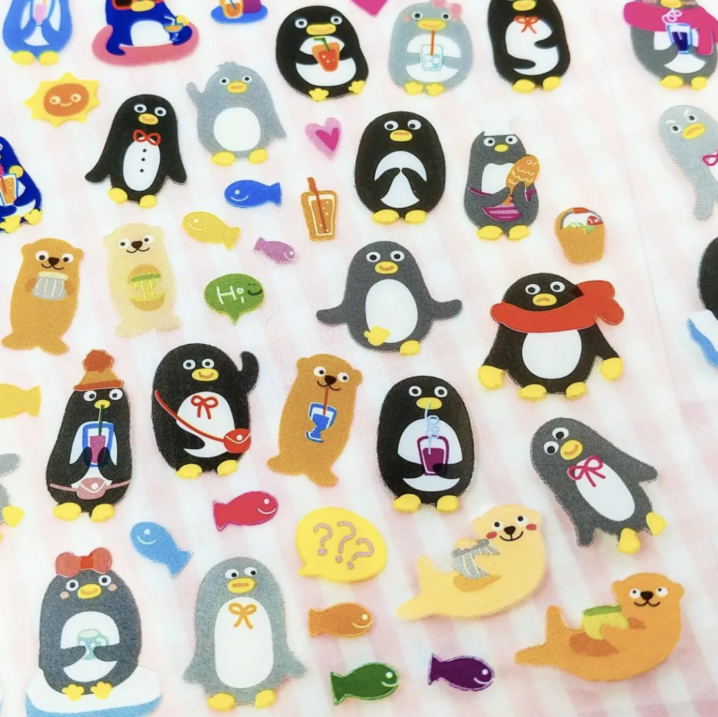 Penguin Juice Deco Sticker
