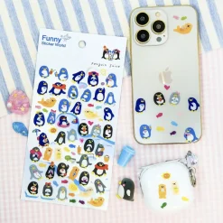 Penguin Juice Deco Sticker