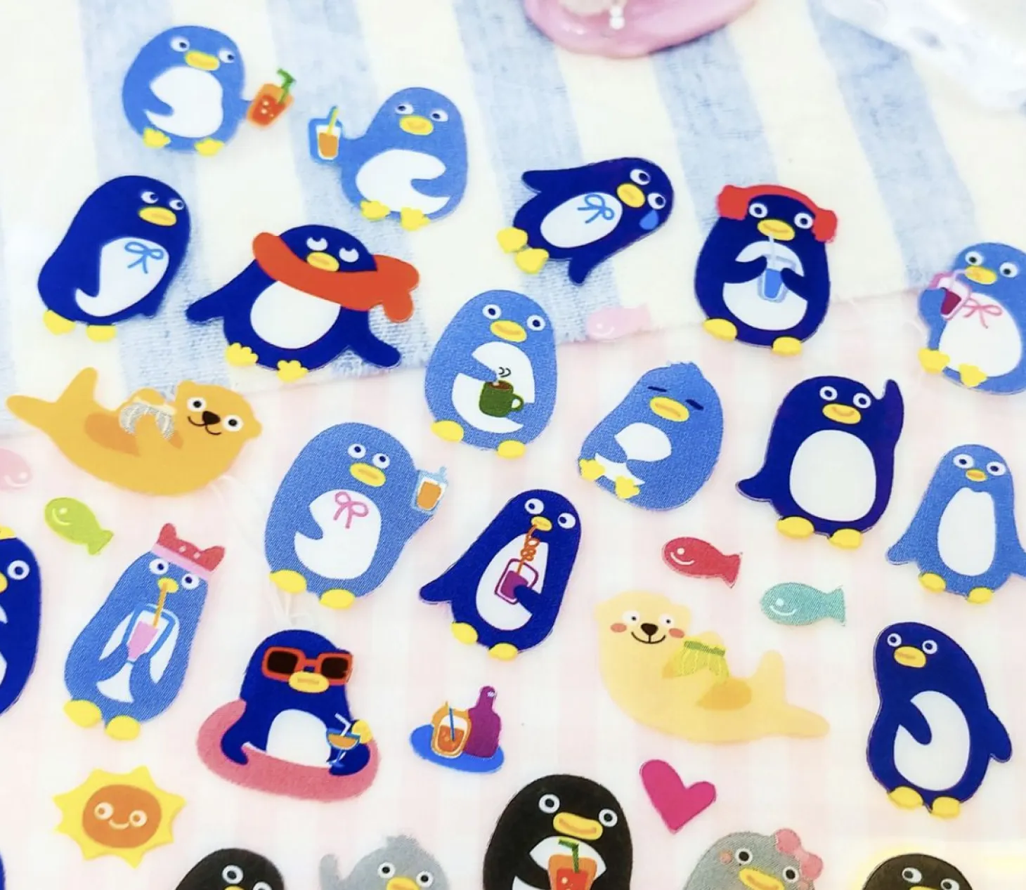 Penguin Juice Deco Sticker