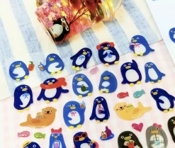 Penguin Juice Deco Sticker