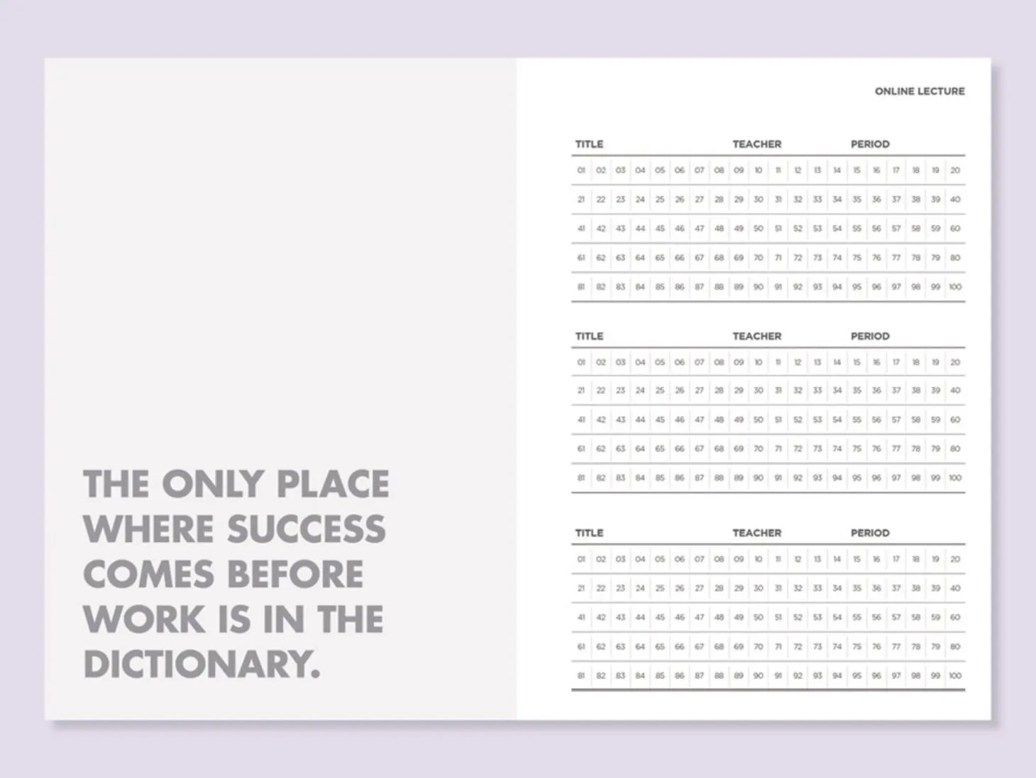 Perfect Study Club Planner v2