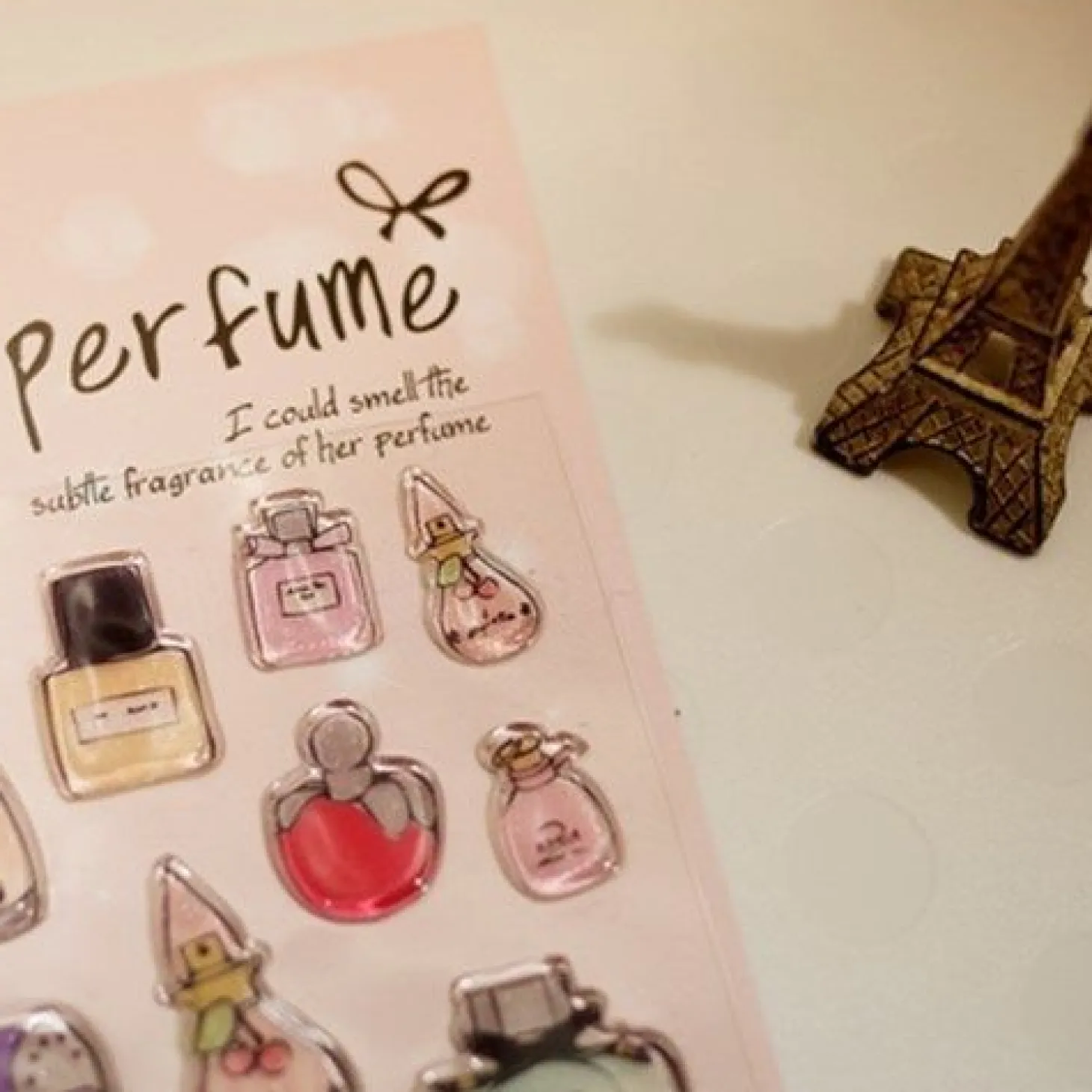 Perfume Epoxy Deco Sticker