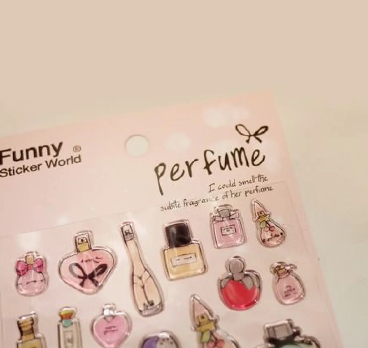 Perfume Epoxy Deco Sticker