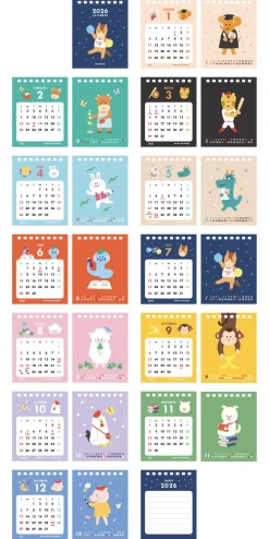 2026 Petit Lucky Year Desk Calendar