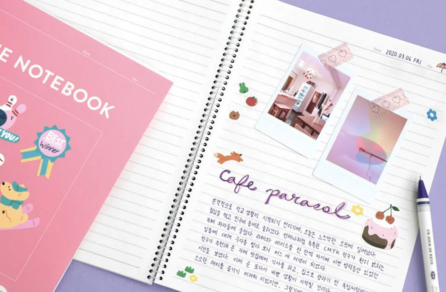 Pieces of Moment Spiral Lined Notebook