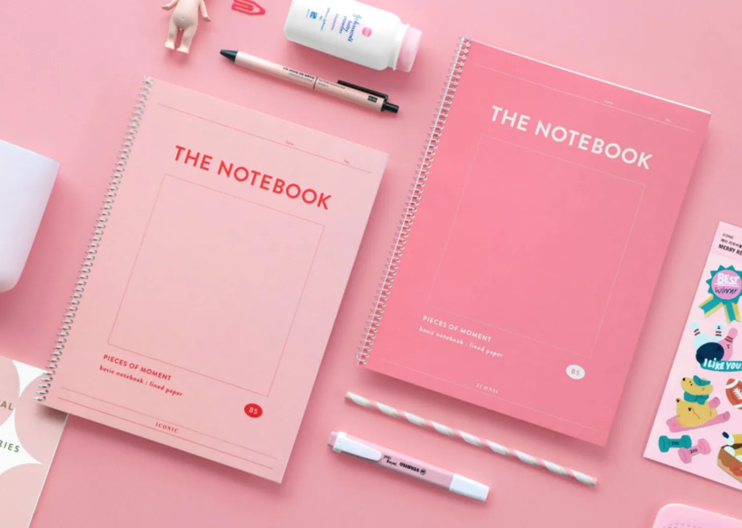 Pieces of Moment Spiral Lined Notebook