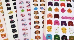 Pig & Bird Epoxy Deco Sticker