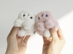 Piyo Bunny Fluffy Key Ring