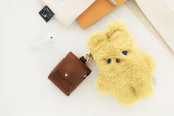 Piyo Bunny Fur Key Ring