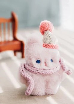 Piyo Bunny Fur Key Ring