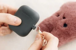 Piyo Bunny Fur Key Ring