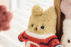 Piyo Bunny Fur Key Ring
