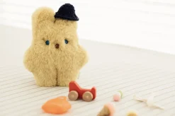 Piyo Bunny Fur Key Ring