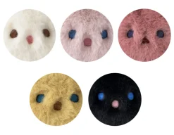 Piyo Bunny Fur Key Ring