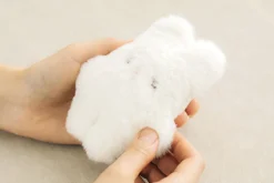 Piyo Bunny Fur Key Ring