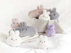 Piyo Bunny Fur Pen Pouch