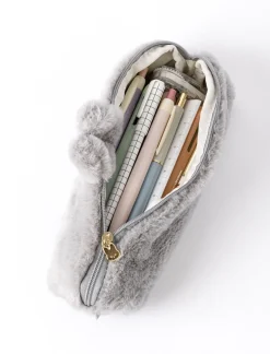 Piyo Bunny Fur Pen Pouch