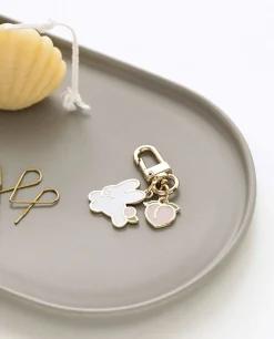 Piyo Bunny Metal Key Ring