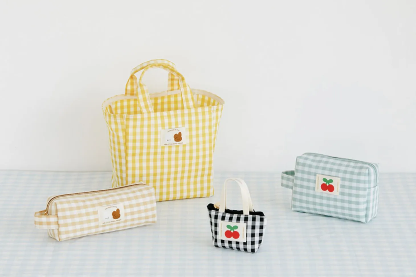 Piyo Check Pencil Pouch
