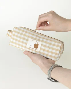 Piyo Check Pencil Pouch