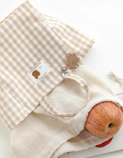Piyo Check Tumbler Tote