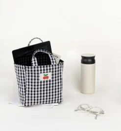 Piyo Check Tumbler Tote