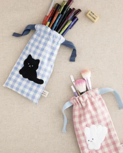 Piyo Drawstring Pencil Pouch