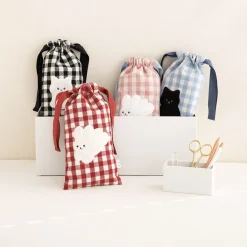 Piyo Drawstring Pencil Pouch